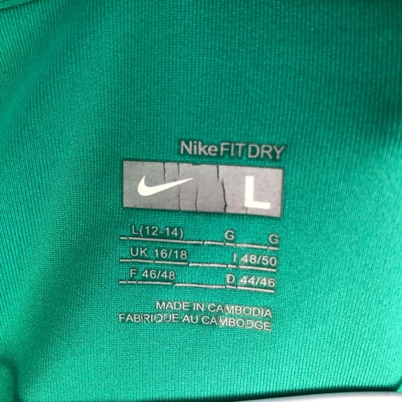❤️Nike Fit Dry Activewear Green Tshirt Size L - Picture 3 of 7